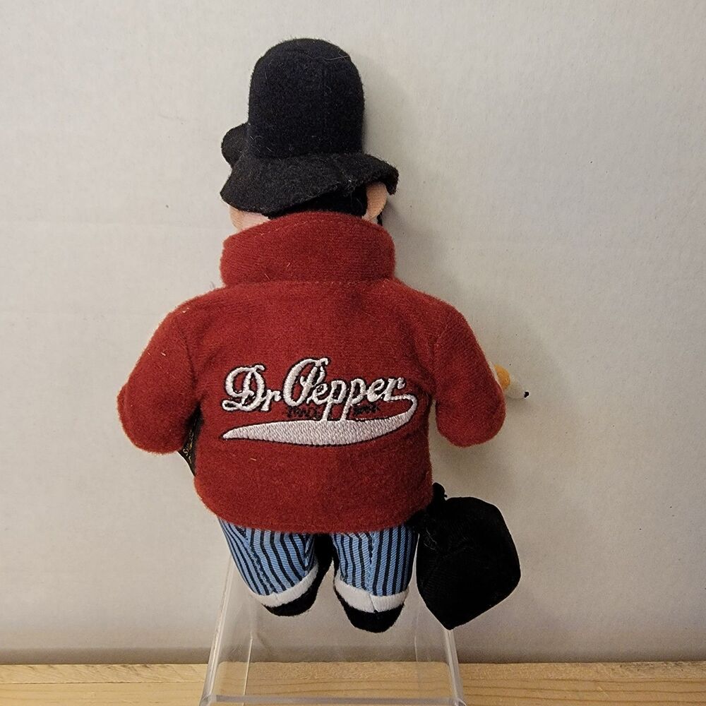 Silly Slammers Dr. Pepper Guy Mini Plush RARE
